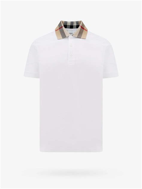 burberry white polo shirts|Burberry polo shirt nordstrom.